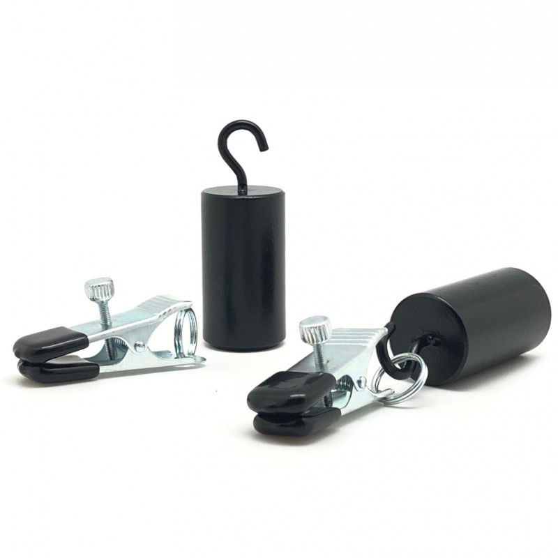 The Red Poids pour seins / Ballstretcher 100g avec pinces - 2 pièces